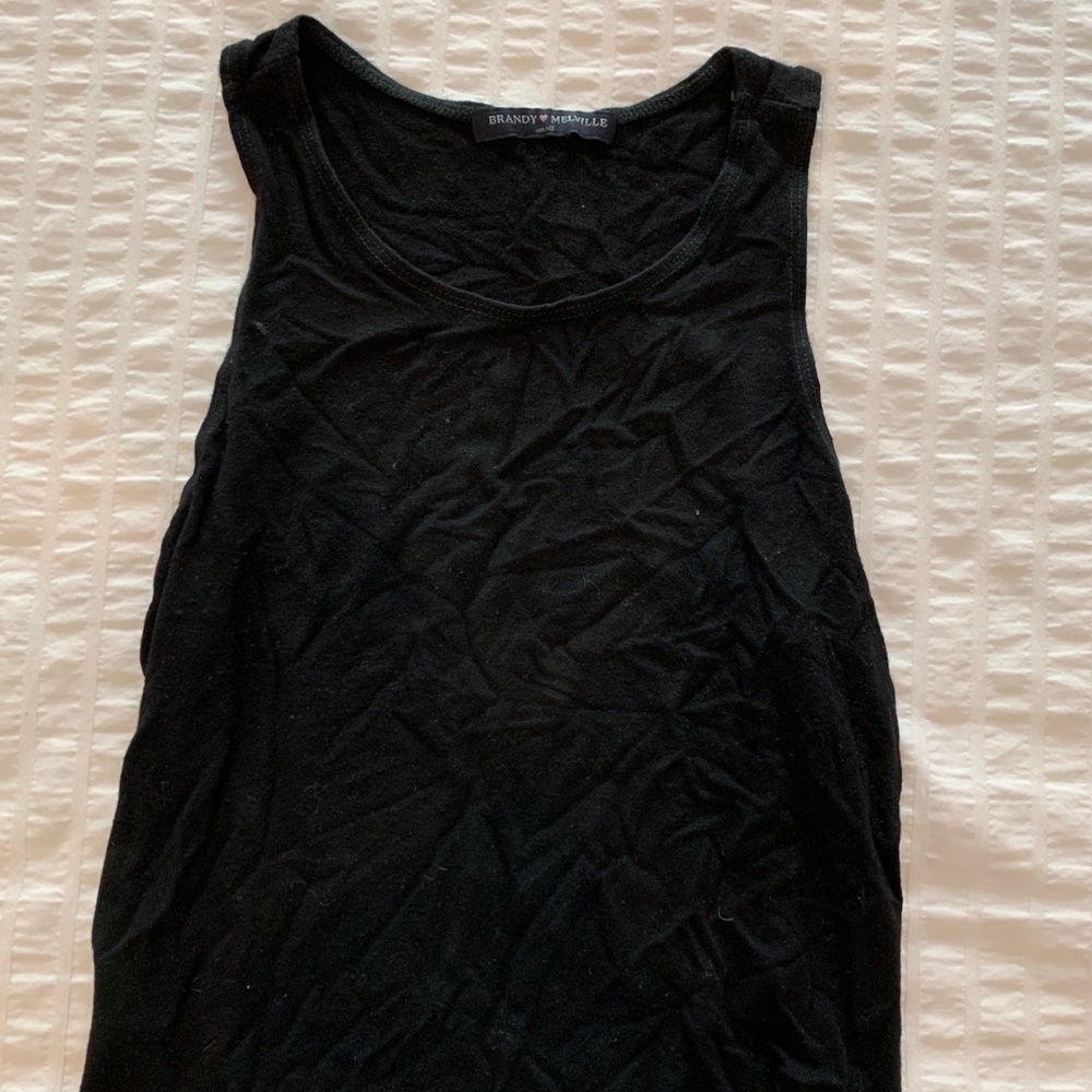 Black tank top